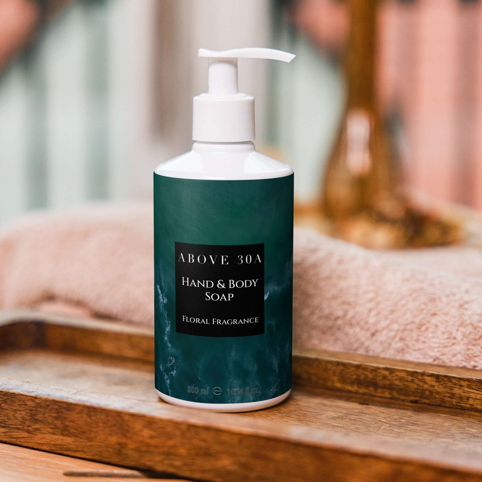 Floral Hand & Body Soap.