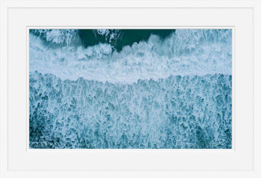 Thundering Waves - Framed.